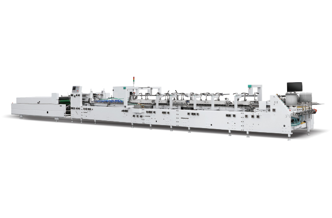 March 2016 new dual-use folder gluing machine was launched